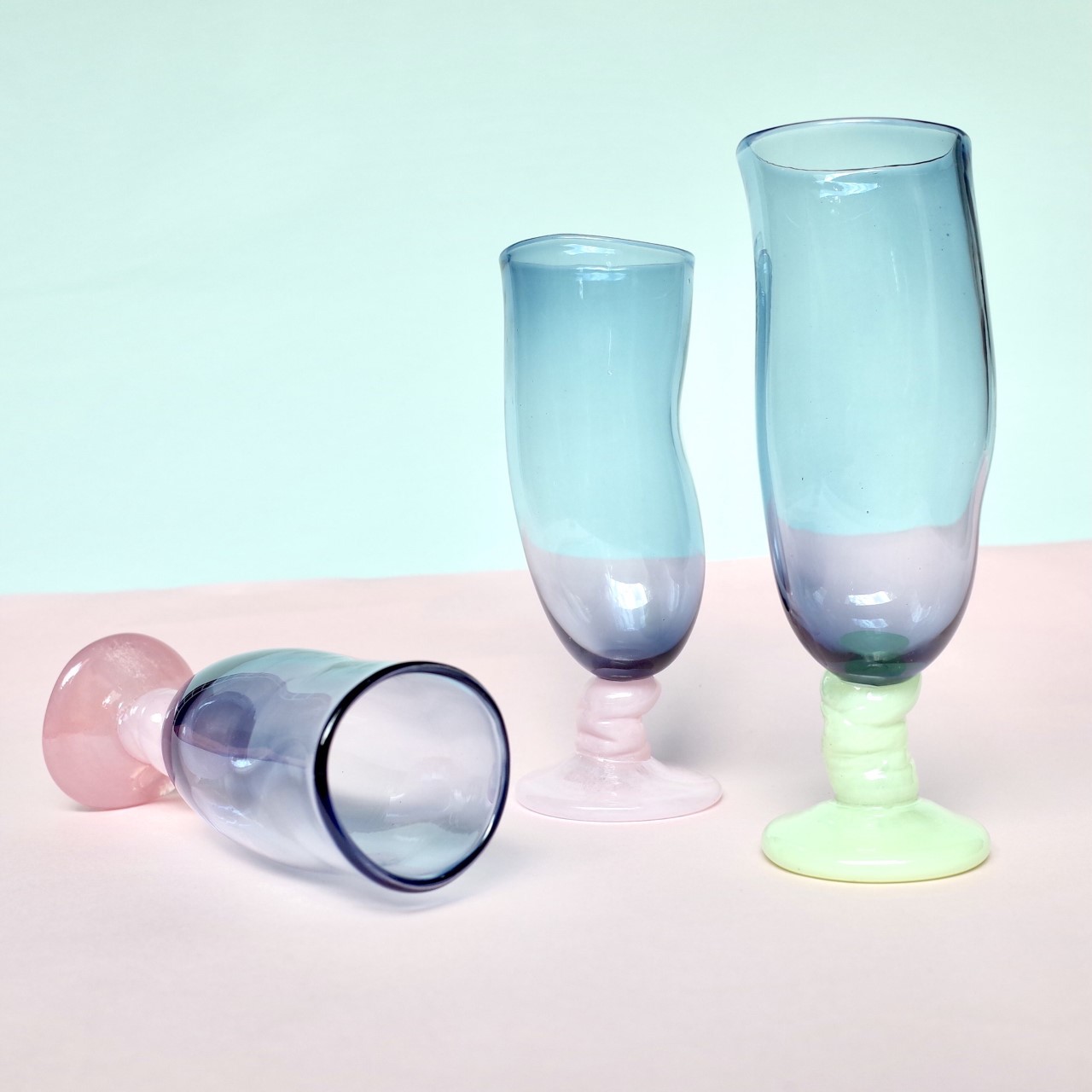 Goofy Goblets (set of three). Goofy Goblets (set of three).