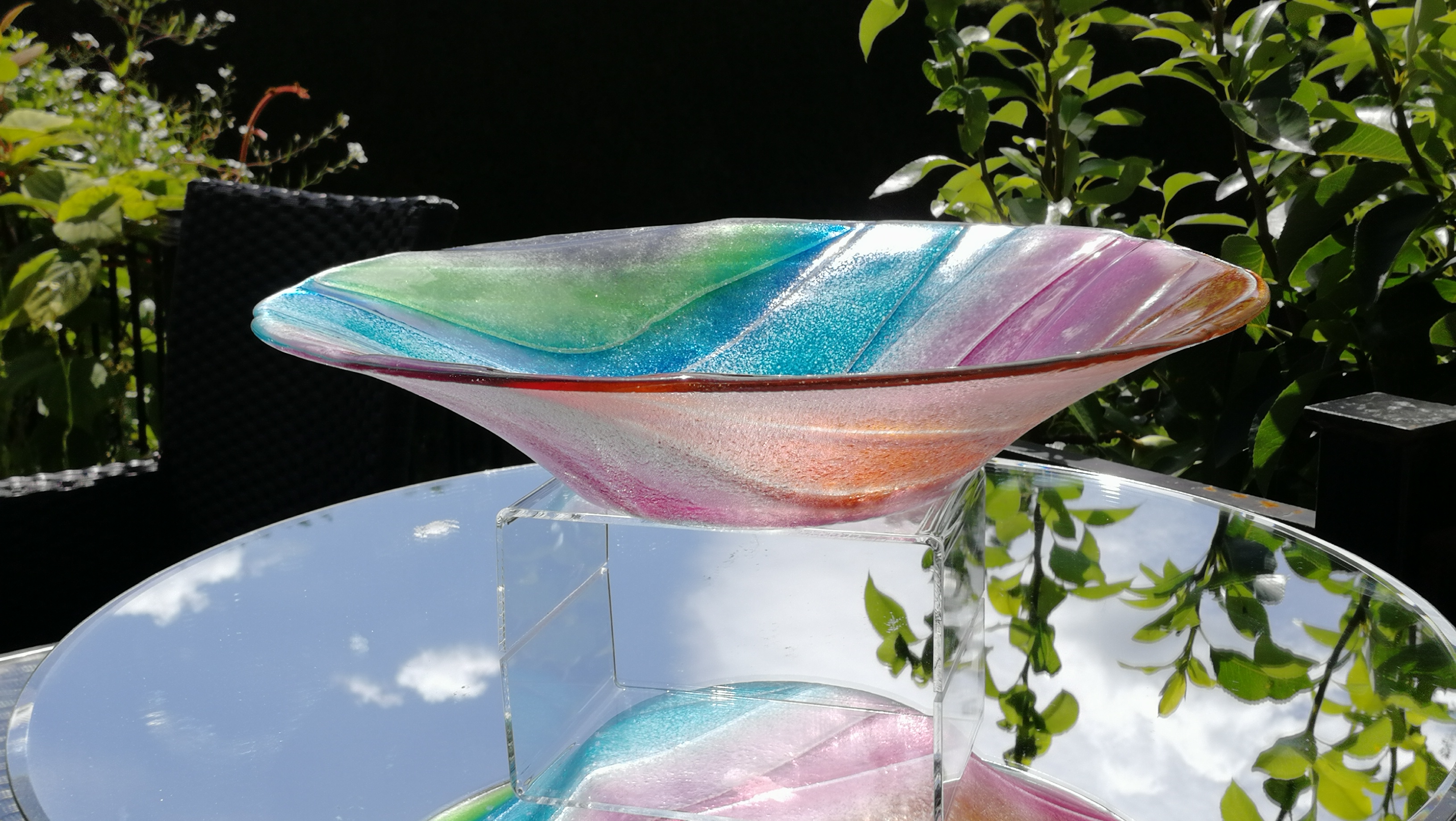 Copper Rainbow Centre Piece Bowl Copper Rainbow Centre Piece Bowl